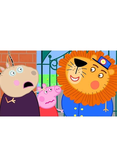 Peppa Pig: At the Zoo: A lift-the-flap book (Peppa Pig Lift the Flap Book)- Ladybirds