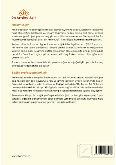 Dr. Amino Asit ( Genişletilmiş 3. Baskı ) 2021