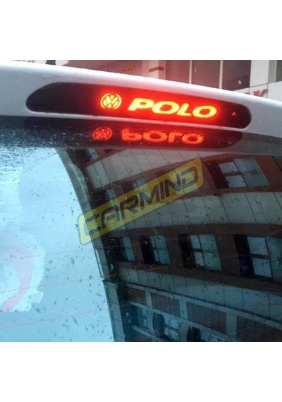 Vw Polo Karbon Arka Fren Stop Lambası Sticker 2010-2017