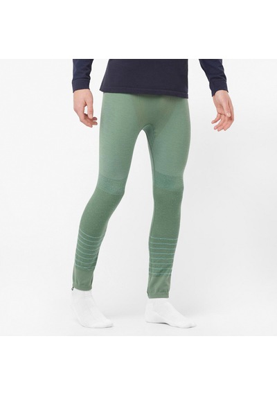 Salomon Essentıal Wool Seamless Gnb0 Yeşil