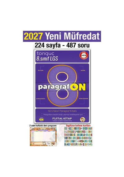 8. Sınıf 2027 Lgs Paragrafon Soru Bankası