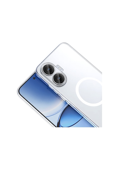 Poco F7 Pro Kamera Korumalı M-safe Şarj Özellikli Şeffaf Mkst London Silikon Kapak - Şeffaf Şeffaf