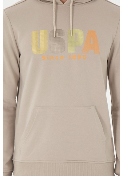 U.s. Polo Assn. Erkek Taş Sweatshirt 50293354-vr049 Taş