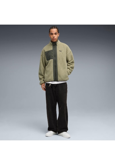 Puma Erkek Çift Taraflı Sherpa Ceket 688371 82 Yeşil