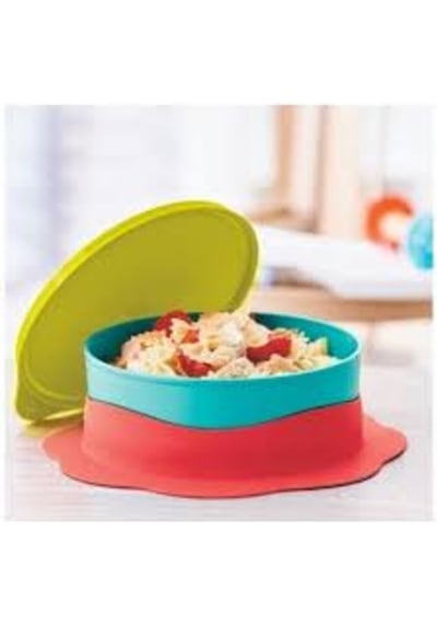 Ilk Tabağım Tupperware Mavi