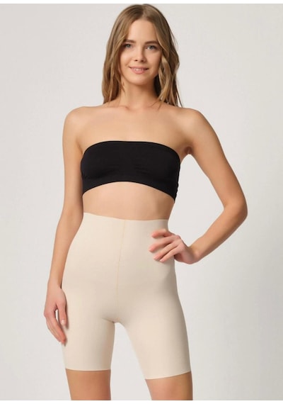 Fit Women Lazer Kesim Etkili Paçalı Korse 4401 Ten