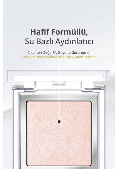 Clio Glass & Highlighter 01 Moon Glow Luxury Koshort Pembe