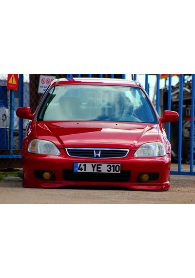 Honda Civic 99-01 İes Typer Ön Ek Plastik Tampon Ek Karlık-...