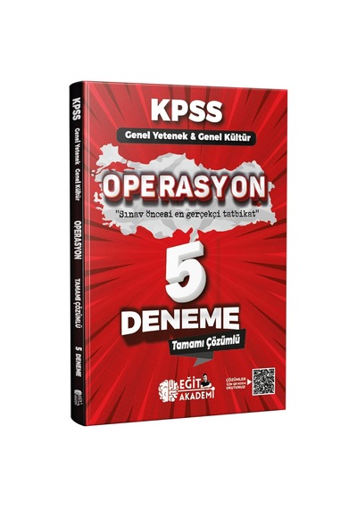 Kpss Genel Kültür Genel Yetenek Operasyon 5 Deneme Video Çözümlü