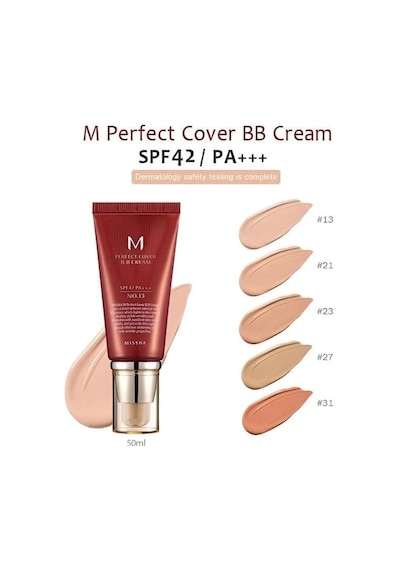 Mükemmel Kapatıcılık Sunan Çok Fonksiyonlu M Perfect Cover Bb Krem Ex Spf42 Pa No.13 20 Mililitre 0