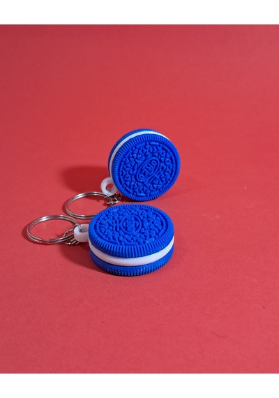 Oreo Anahtarlık Gerçekçi Oreo Anahtarlık Mavi Adet Fiyatı
