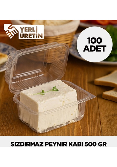 Peynir Kabı 500 Gr 100 Adet Diğer