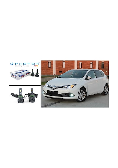 Toyota Uyumlu Auris 2 Photon Ultimate Hır2 -9012 Led Far 9500 Lumen Tek