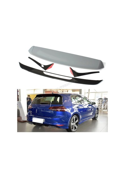 Volkswagen Golf 2013+ Uyumlu Yedek Parça 7-7,5 Gti Cam Spoiler 4