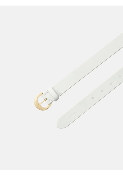 Calvin Klein Casual Pin Buckle 25mm Beyaz Kadın Kemer