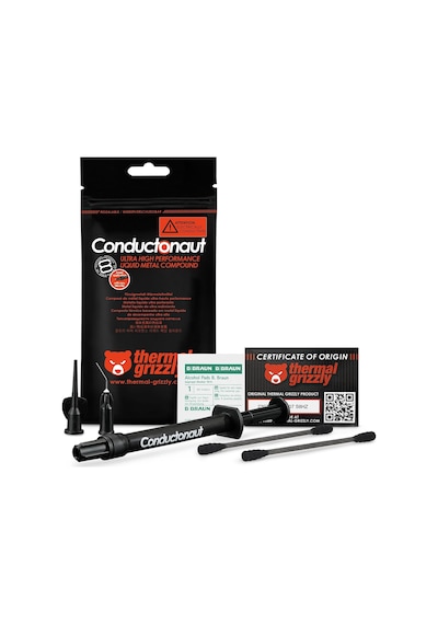 Conductonaut - Sıvı Metalden Yapılmış Alüminyum Termal İletken Macun Uygun Değil Büyük Soğutma Sistemleri Cpu, Gpu Yu Soğutmak İçin Sıvı Metal 5gram