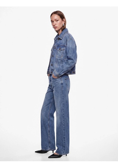 Koton Denim Açık İndigo Kadın Ceket 7wal50009md