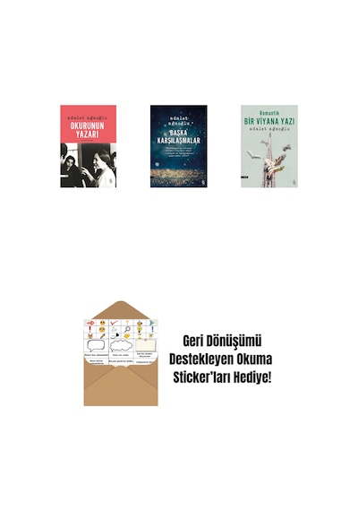 Okurunun Yazarı + Başka Karşılaşmalar + Romantik Bir Viyana Yazı + Okuma Sticker'ları