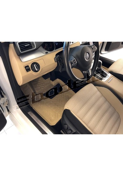 Vw Passat Cc 2009-2010 3d Kauçuk Bej Havuzlu Paspas İthal