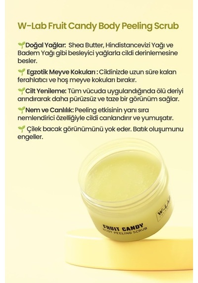 Fruit Candy Body Peeling Scrub 250 Ml