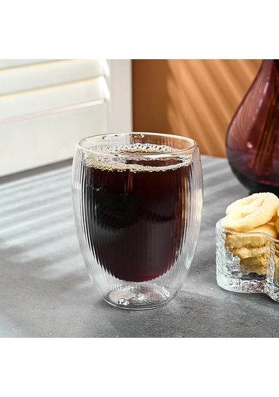 Perotti Lineo Çift Cidarlı Bardak 350 Ml Çok Renkli