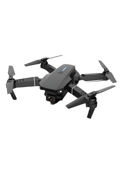 E88 4k Hd Çift Kameralı App Kontrol Wifi Katlanabilir Drone Siyah