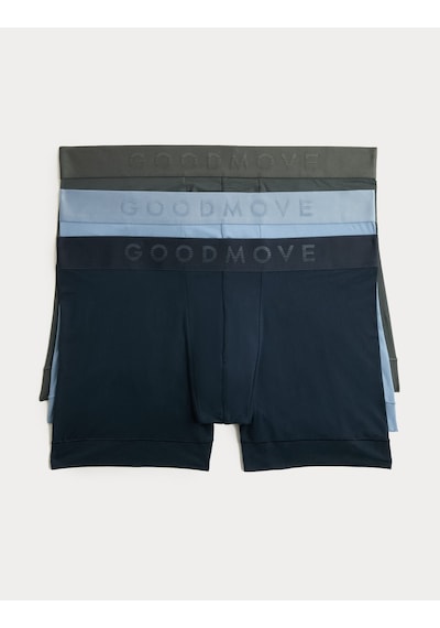 Marks & Spencer 3'lü Trunk Seti T14005107s Mavi Mix