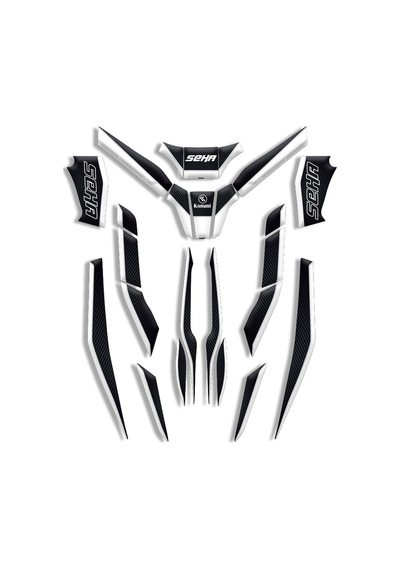 Motosıklet Kaplama Kanuni Seha Uyumlu Tank Pad Full Set 02