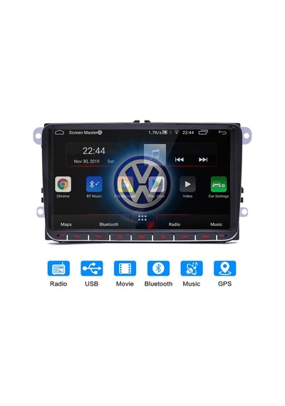 Bawerlink Bw-9400 9 Inc Androıd 11 T3 2+32 Gb+carplay Vw Universal Multimedıa Oto Teyp Volkswagen
