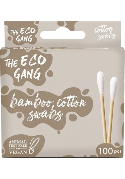 The Eco Gang - Cotton Swabs - 100pcs - White - Bambu Kulak Çubuğu 100lü Beyaz