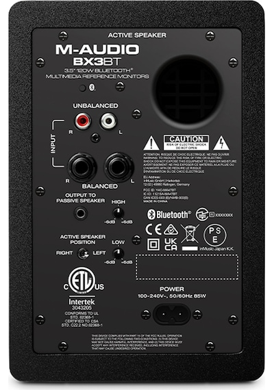 M-Audio BX3 BT Bluetooth Raf Tipi Stüdyo Refarans Hoparlörü