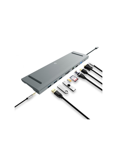 FRISBY FA-7720TC TYPE-C - HDMI-VGA-USB 3.0-K  RT OKUYUCU-GIGABIT