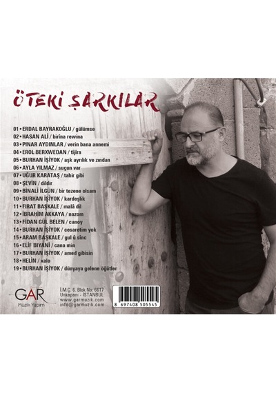 Öteki Şarkılar Çeşitli Sanatçılar CD