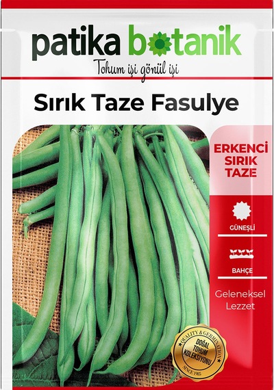 40 Adet Yerli Ata Sırık Fasulye Tohumu Mine