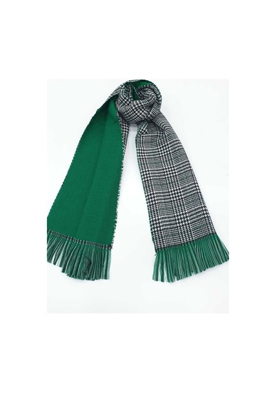 Ladycolor Çift Taraflı Ekose Atkı Şal Omuz Şalı 5541212544 Benetton