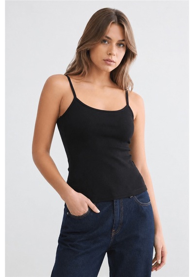 Fashion Friends Regular Fit Yuvarlak Yaka Atlet Bayan Atlet 26y0702k1 Siyah