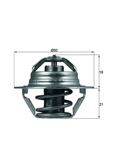 Renault Megane 2 Termostat 2.0 2004-2005 Mahle Tx10089d