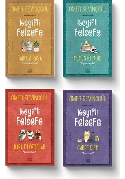 Keyifli Felsefe Seti 4 Kitap Carpe Diem Kitap Türkçe