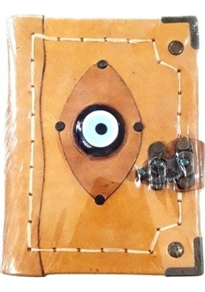 El Yapımı Deri Defter 12 x 17 CM 150 Yaprak N11.1150