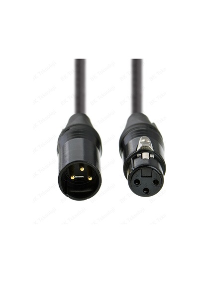 6.35 Mm Trs Erkek To 3-pin Xlr Dişi + Erkek Ses Kablosu - 1.5 Met