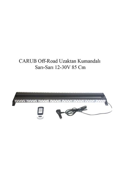 Ahmet Otomotiv Sarı Bar Çakar Off-road Uzaktan Kumandalı 9v-30v 85cm