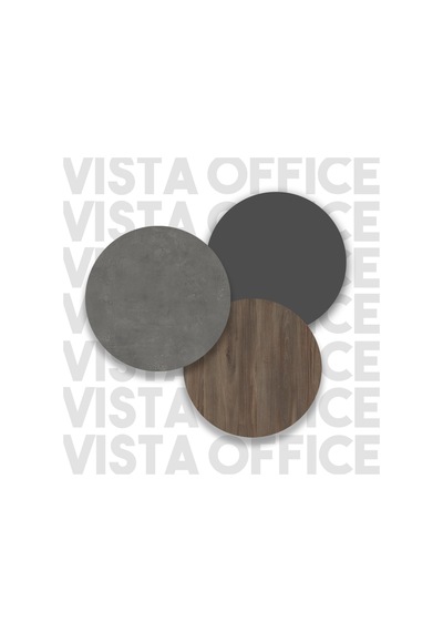 Yurudesign Vista ABCDE Ofis Büro Masa Takımı Kahve-Beton-Antrasit