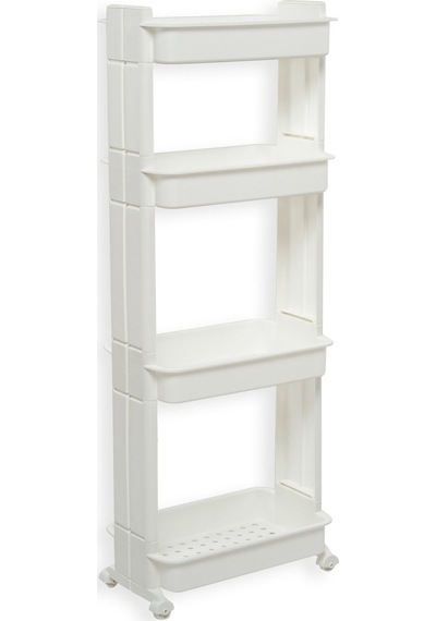 Modern 4'lü Organizer Ve Oyuncak Rafı Çok Renkli