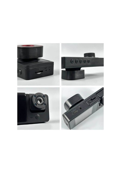 Araç İçi Hd Kamera 3 Kameralı Wifi Özellikli 1080p Full Hd Gece Görüşlü G-sensör Dashcam - 866739625