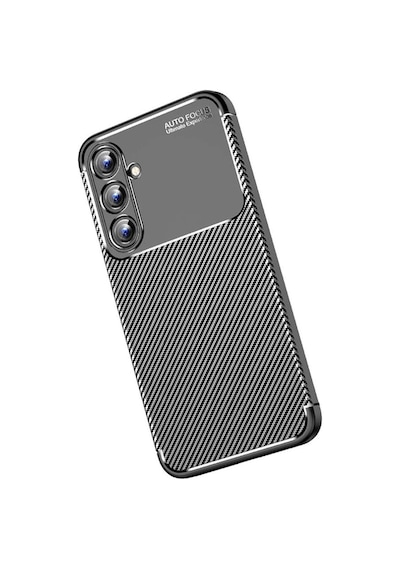 Samsung Galaxy Uyumlu, A15 4g Kılıf Auto Focus Karbon Kapak - Siyah