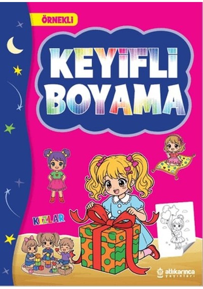 Keyifli Boyama Kızlar 48 Sayfa