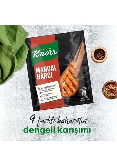 Knorr Mangal Harcı 37g X2 + Knorr Köfte Harcı 82g X2