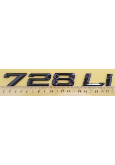 Bmw Uyumlu 728 Li Siyah Yazı