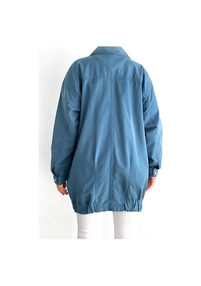 Femelle Kadın Oversize Ceket mavi