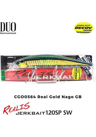 Duo Realis Jerkbait 120sp Sw Real Gold Nago Gb